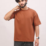 Mocha Brown Oversiz’d Tee