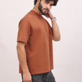 Mocha Brown Oversiz’d Tee