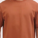 Mocha Brown Oversiz’d Tee