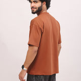 Mocha Brown Oversiz’d Tee