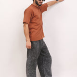 Mocha Brown Oversiz’d Tee