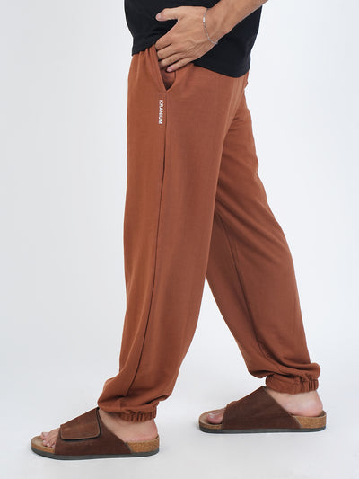 Coffee Brown Knitted Air Jogger