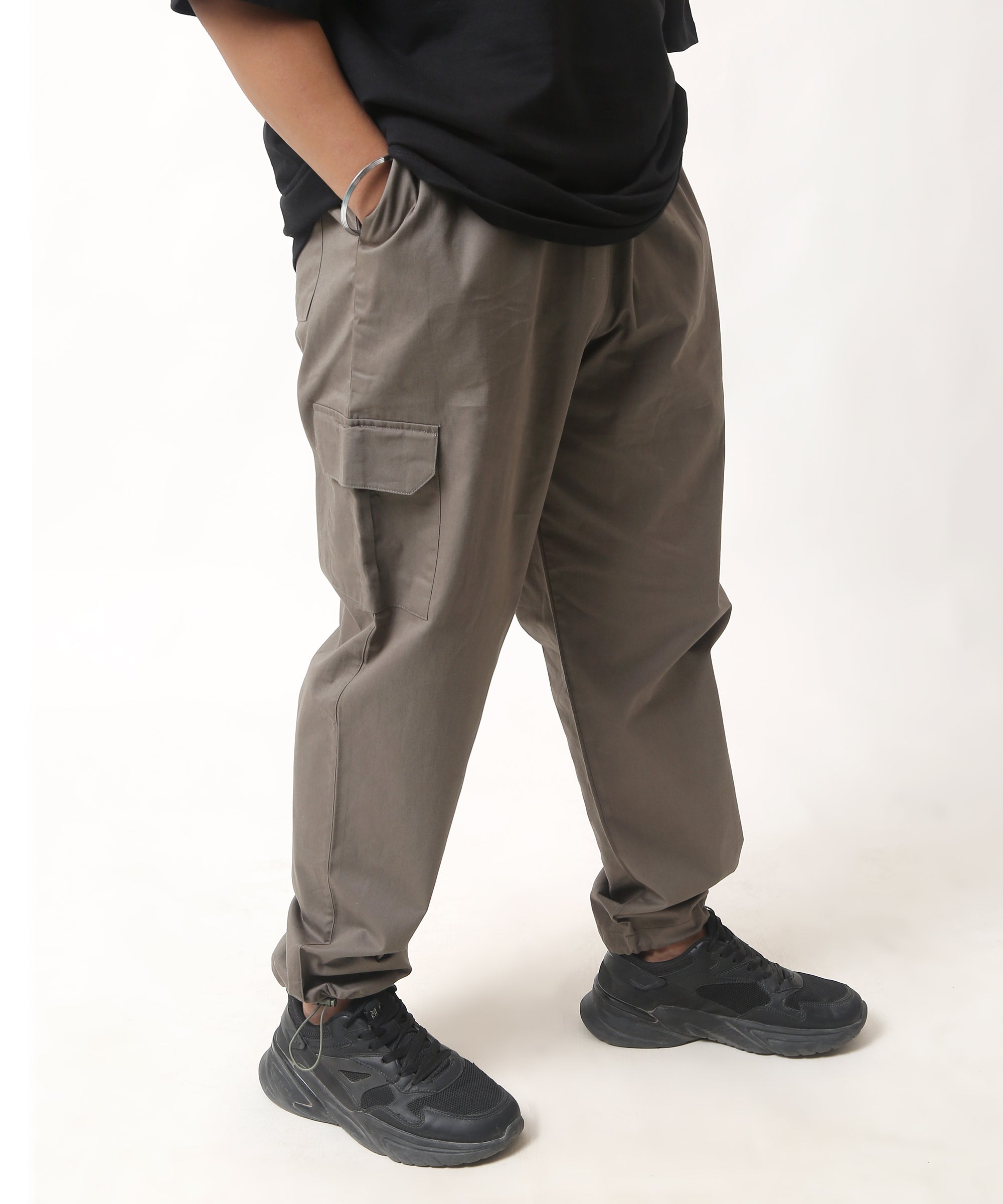 Frankie Khaki Parachute Pants