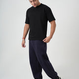 Midnight Navy Fleece Air Jogger