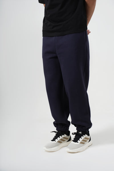 Midnight Navy Fleece Air Jogger