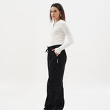 Women NOMAD Black Parachute Pants