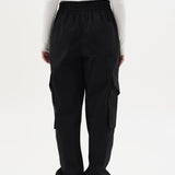 Women NOMAD Black Parachute Pants