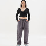 Women NOMAD Slate Grey Parachute Pants