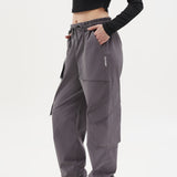 Women NOMAD Slate Grey Parachute Pants