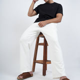 Ivory Knitted AERO Pant