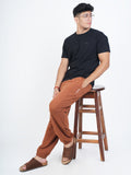 Coffee Brown Knitted Air Jogger