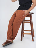 Coffee Brown Knitted Air Jogger