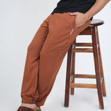 Coffee Brown Knitted Air Jogger