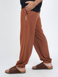 Coffee Brown Knitted Air Jogger