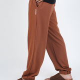 Coffee Brown Knitted Air Jogger