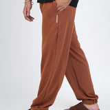 Coffee Brown Knitted Air Jogger