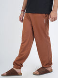 Coffee Brown Knitted Air Jogger