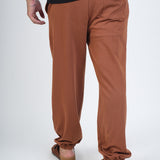 Coffee Brown Knitted Air Jogger