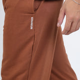 Coffee Brown Knitted Air Jogger