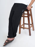Classic Black Knitted Air Jogger