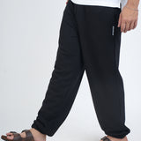 Classic Black Knitted Air Jogger