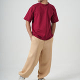 Warm Beige Fleece Air Jogger