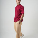 Warm Beige Fleece Air Jogger