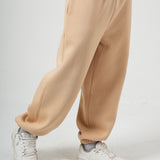 Warm Beige Fleece Air Jogger
