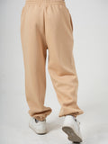 Warm Beige Fleece Air Jogger