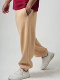 Warm Beige Fleece Air Jogger