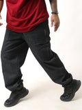Meta Black Denim Air Jogger