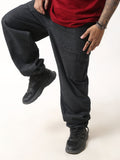 Meta Black Denim Air Jogger