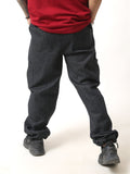 Meta Black Denim Air Jogger
